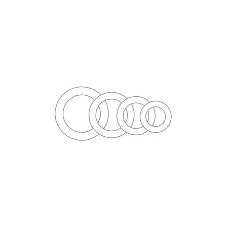 Aftermarket Bushing, Machine 1 7/8in. X 2 7/8in. 14 Ga. Narrow Rim A-MB21-AI